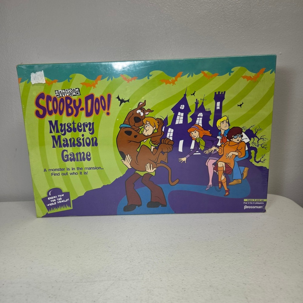 Scooby Doo Mystery Mansion Sealed Board Game 1999 Pressman 4008